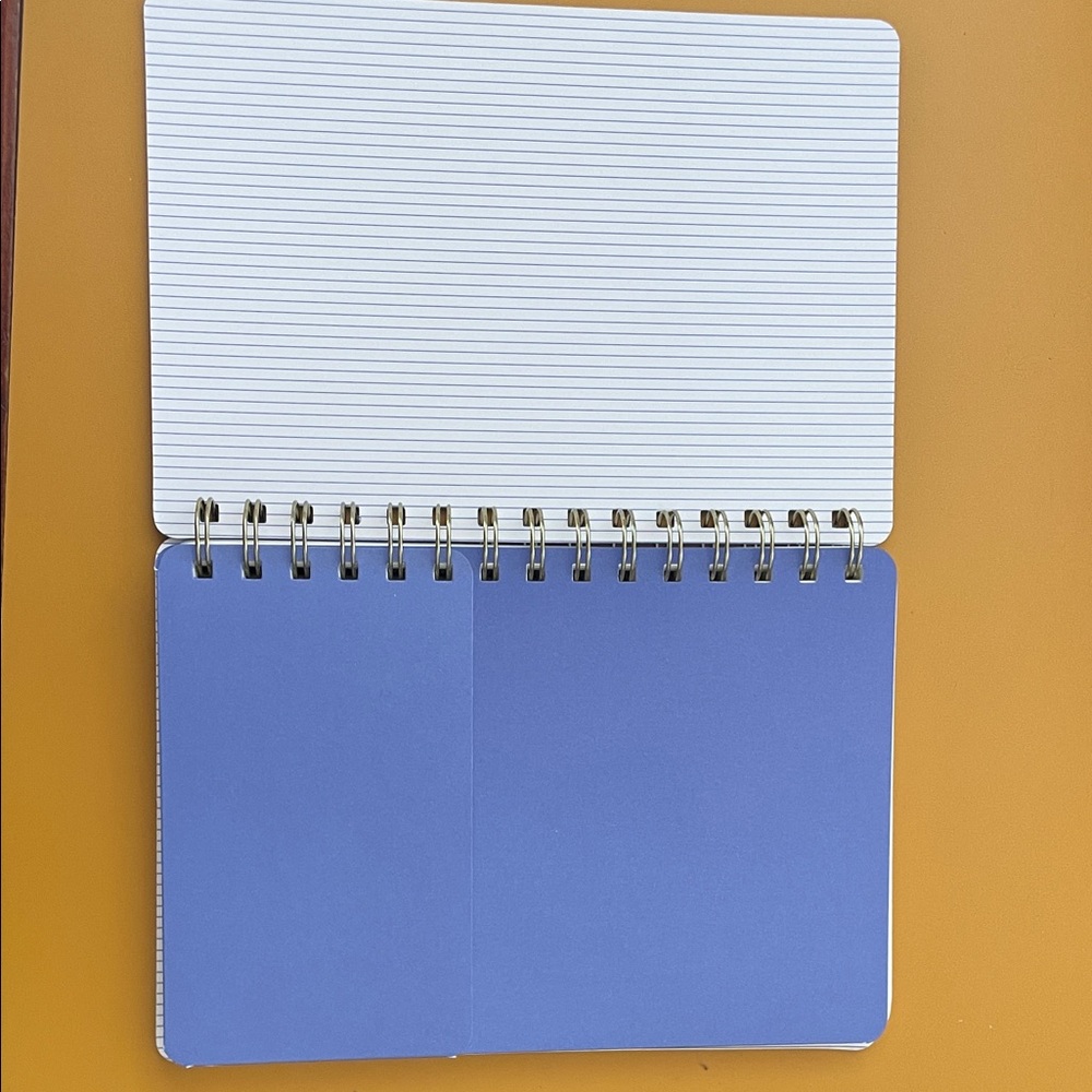 Agatha Notebook - Notes Blue Spiral - Picture 4 of 8